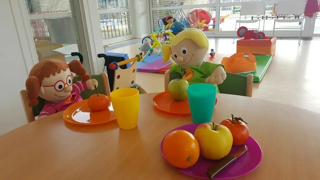 De spel- en ontmoetingsruimte in Huis van het Kind Hoboken.